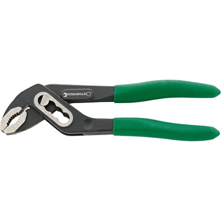 STAHLWILLE TOOLS MINI-waterpump plier L.125mm max.jaw opening 25mm head black lacquered, polished handles dip-coated 65156125